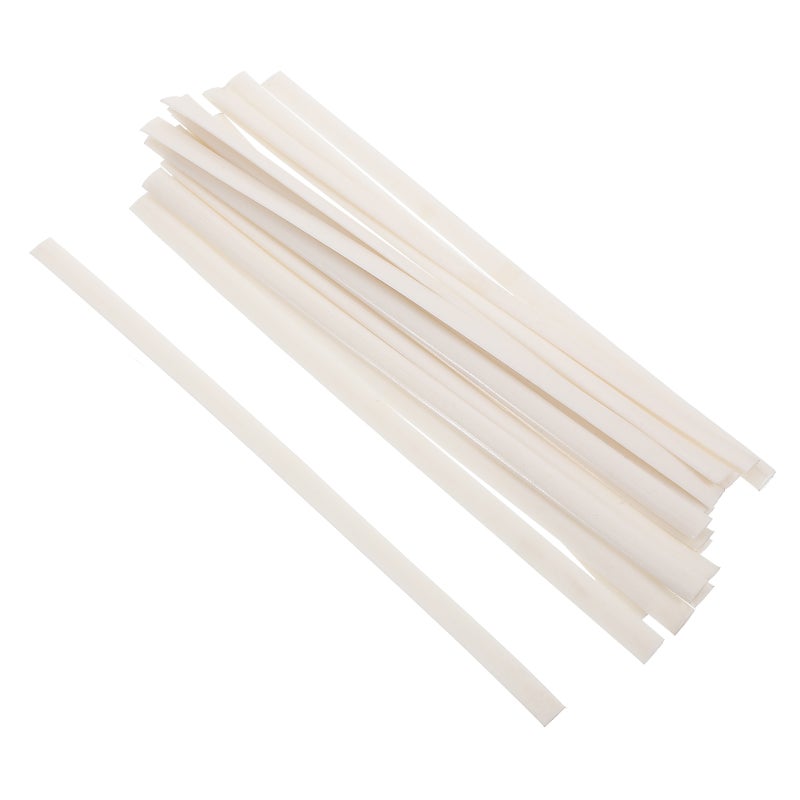 20Pcs Welding Rods Rods For Car Bumper Kayak Repair Kit Welding Kit Welding Supplies White 23 CM - Image 5