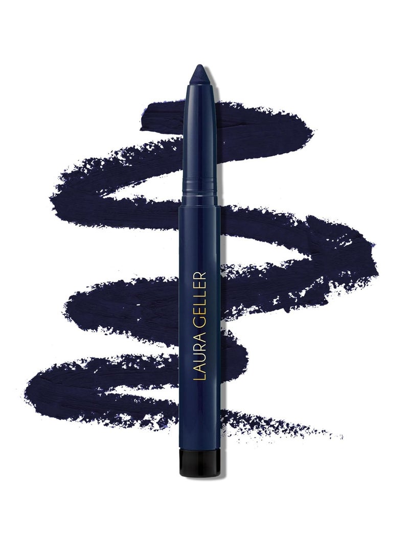 LAURA GELLER NEW YORK Longwear Kohl Kajal Eyeliner Pencil Midnight Blue Kohl Hydrating and Vibrant Eyeliner Pencil With Built in Sharpener For Expert Precision Glides On Effortlessly Kajal Eyeliner - Image 1
