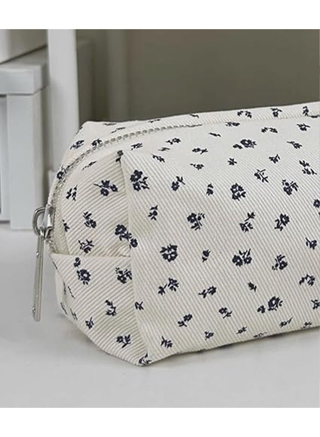 KANGLI 2 Pcs Beautiful Small Pencil Case with Floral Patterns Bright Colors for Stationery Storage on Students’ Desks School Supplies Pencil Pouch Students’ Backpack - Image 4