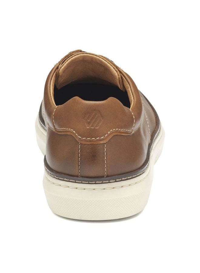 Johnston & Murphy Men's McGuffey 2 Plain Toe Lace Up Dress Casual Shoe, Tan Full Grain, 11 - Image 3