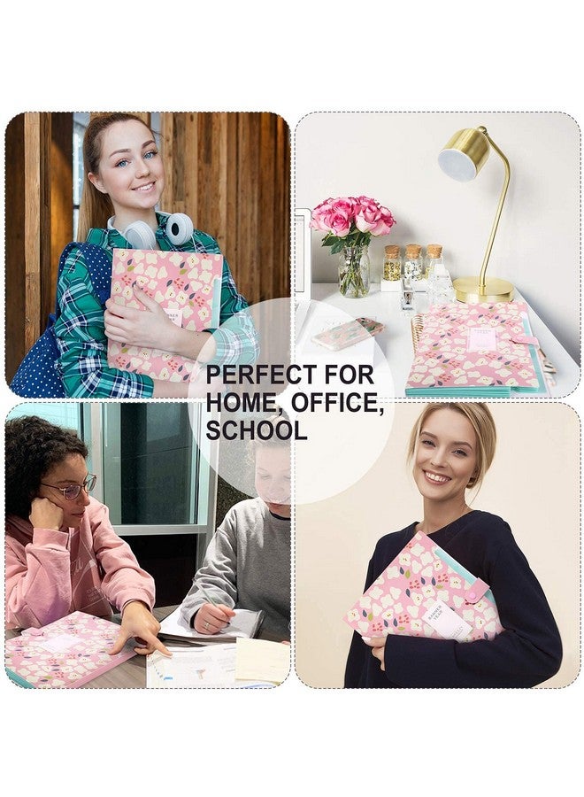 Corslet مجلدات ملفات قابلة للتوسيع من كورسليت للشهادات للمستندات، حجم كبير، حامل ورق A4، منظم للمدرسة والمكتب والمنزل، متعدد الألوان، مع 5 جيوب (عبوة من قطعتين) - Image 4