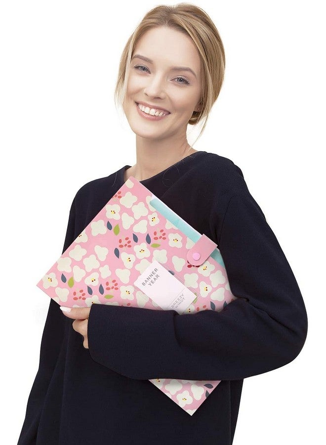 Corslet مجلدات ملفات قابلة للتوسيع من كورسليت للشهادات للمستندات، حجم كبير، حامل ورق A4، منظم للمدرسة والمكتب والمنزل، متعدد الألوان، مع 5 جيوب (عبوة من قطعتين) - Image 5