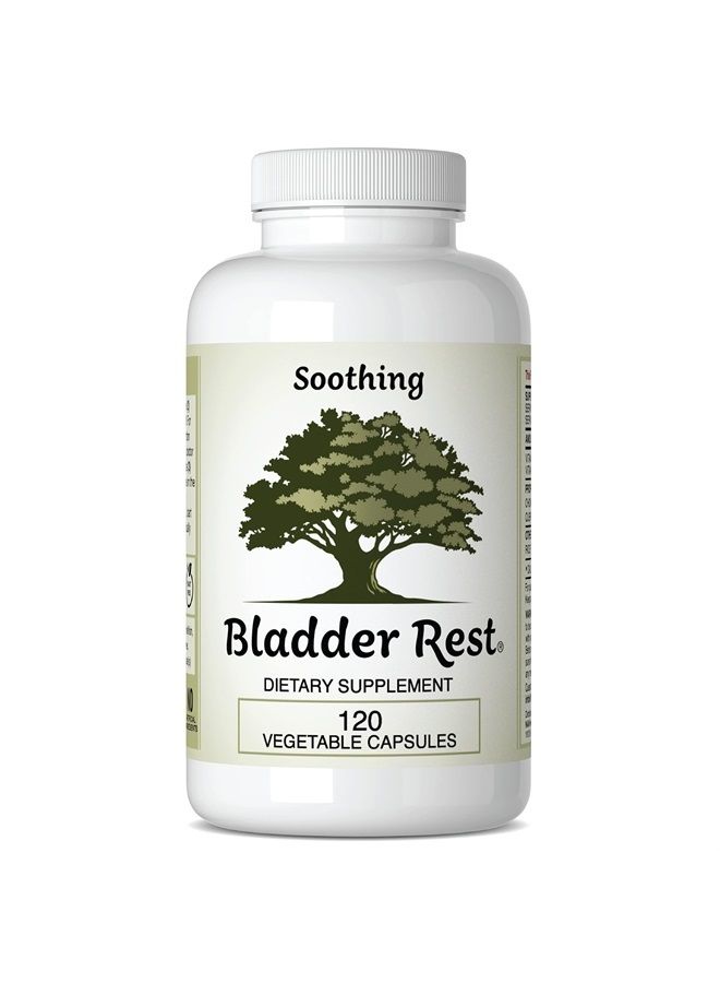 Bladder Rest Maximum Strength for Bladder Health & Discomfort - 120 Capsules - Made in The USA - Image 1