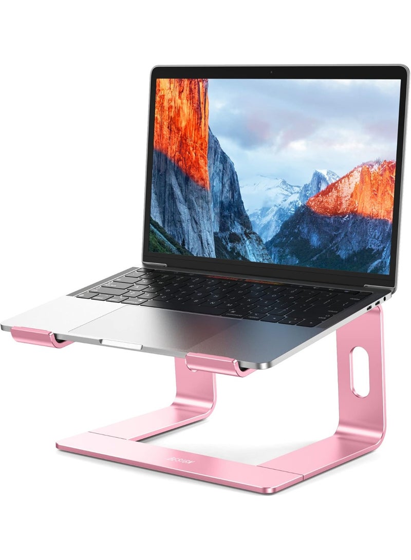 حامل كمبيوتر محمول، حامل كمبيوتر مريح، حامل كمبيوتر محمول متوافق مع جميع أجهزة الكمبيوتر المحمولة من 10 إلى 15.6 بوصة - Image 1