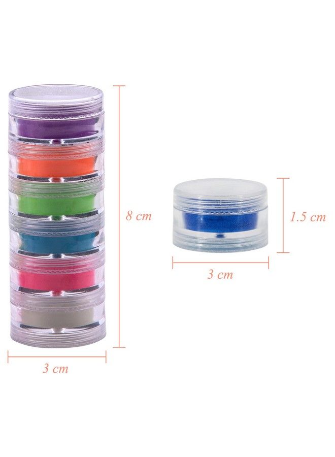Duufin 36 Colors Pigment Nail Powder Colorful Luminous Pigment Powder Iridescent Pearlescent Powder Pigment For Nail Art Body And Crafts - Image 3
