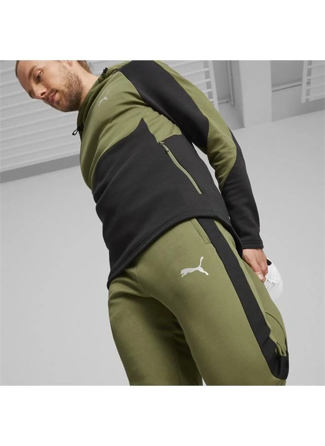 Puma Olive Green EVOSTRIPE Men's Sweatpants for Men | Best Price UAE