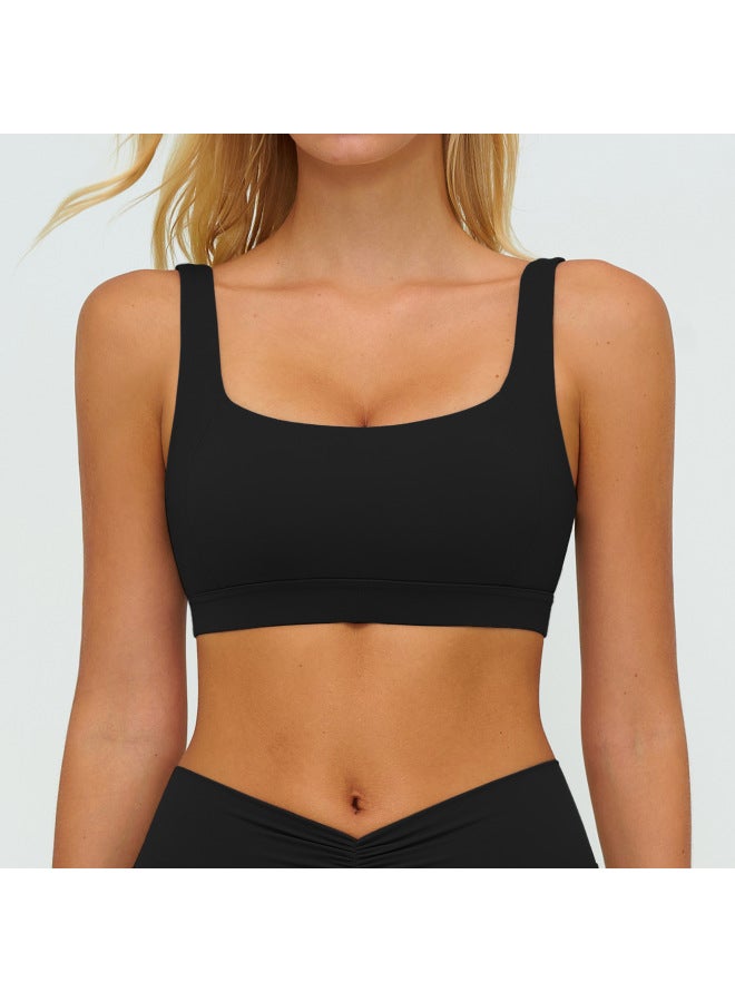 Ze Chuang Brushed Yoga Bra With Hollow Geometric Design, Beautiful Back, High-end Feel, Fitness Running Sports Bra For Women 9313