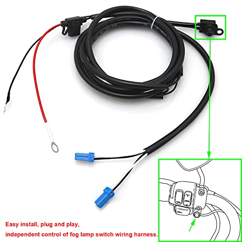 Happy-motor Motorcycle fog light Auxiliary Spotlight custom dynamics lights for harley davidson Turn Signal Touring Lights Fog Light Brackets For Harley street glide FLHX Gloss Black Bracket - Image 5