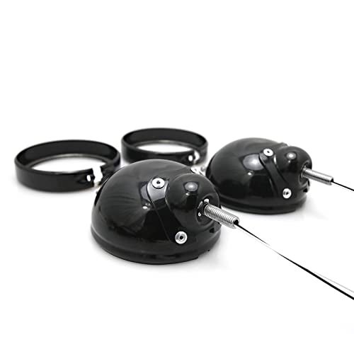 Happy-motor Motorcycle fog light Auxiliary Spotlight custom dynamics lights for harley davidson Turn Signal Touring Lights Fog Light Brackets For Harley street glide FLHX Gloss Black Bracket - Image 3