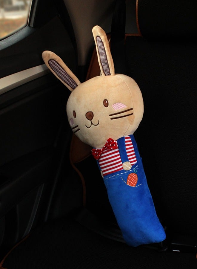 GROIC Seat Belt Cover for Kids, Seatbelt Pillow Cover Stuffed Soft Plush Travel Pillow in Car, Detachable Protectors for Head Neck and Shoulder, Universal Car Seat Strap Cushion Pads for Child Adults - Image 3