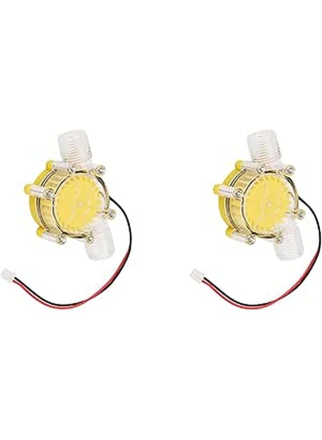2Pcs Micro Hydro Generator DC Turbine F50 Water Energy Power 12V 5W - Image 1