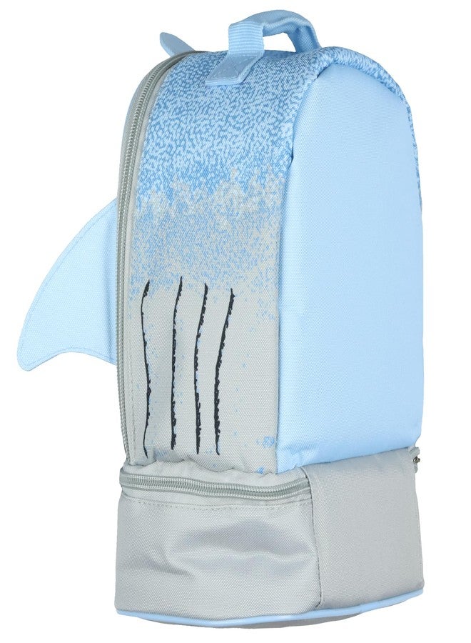 INTIMO Monster Jam Lunch Box Shark Megalodon Truck 3D Fins Dual Compartment Insulated Cooler Bag - Image 2