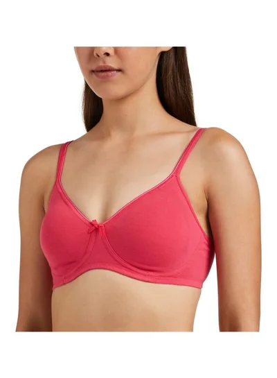 JOCKEY Jockey 1722 Women Wire free Non Padded Super Combed Cotton Elastane Stretch Medium Coverage Everyday Bra with Concealed Shaper Panel and Adjustable Straps