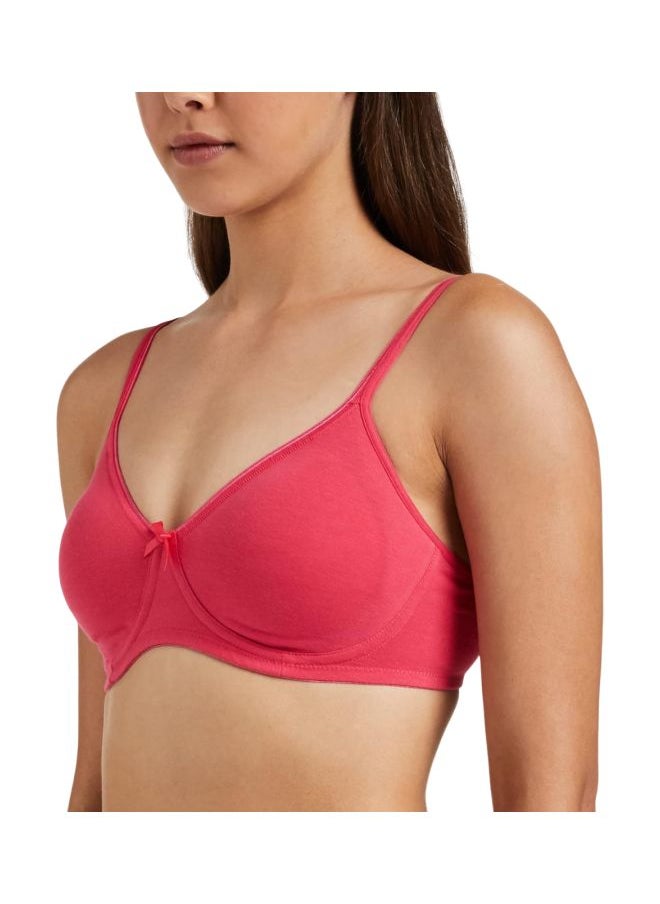 JOCKEY - Jockey 1722 Women Wire free Non Padded Super Combed Cotton Elastane Stretch Medium Coverage Everyday Bra with Concealed Shaper Panel and Adjustable Straps - Image 1