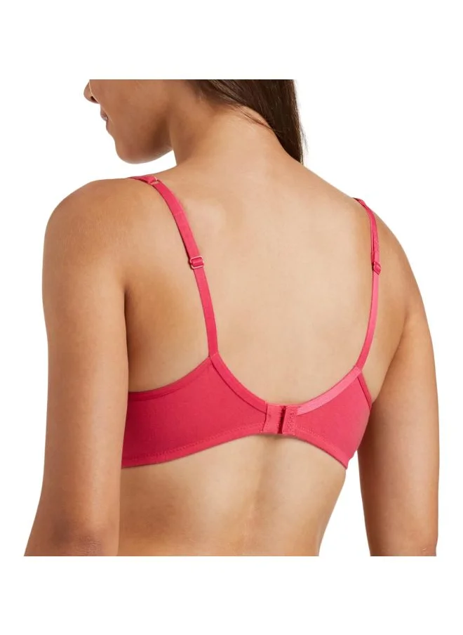 جوكي Jockey 1722 Women Wire free Non Padded Super Combed Cotton Elastane Stretch Medium Coverage Everyday Bra with Concealed Shaper Panel and Adjustable Straps