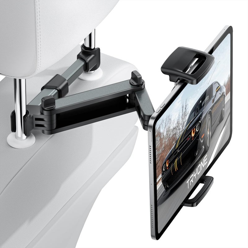 Tryone Car Headrest Holder - Stretchable Tablet Mount for Smartphones/Tablets/Switch - Image 1