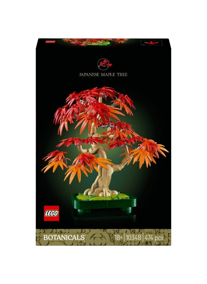 LEGO Botanicals Japanese Red Maple Bonsai Tree 10348 (474) Pieces  - Image 2