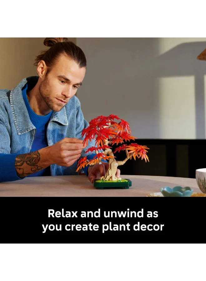 LEGO Botanicals Japanese Red Maple Bonsai Tree 10348 (474) Pieces