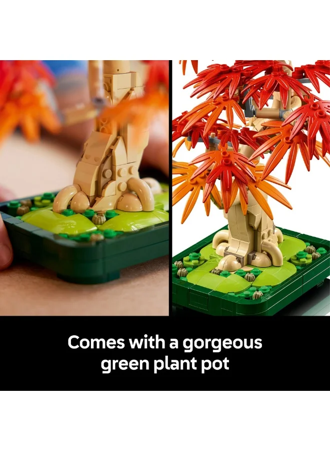 LEGO Botanicals Japanese Red Maple Bonsai Tree 10348 (474) Pieces