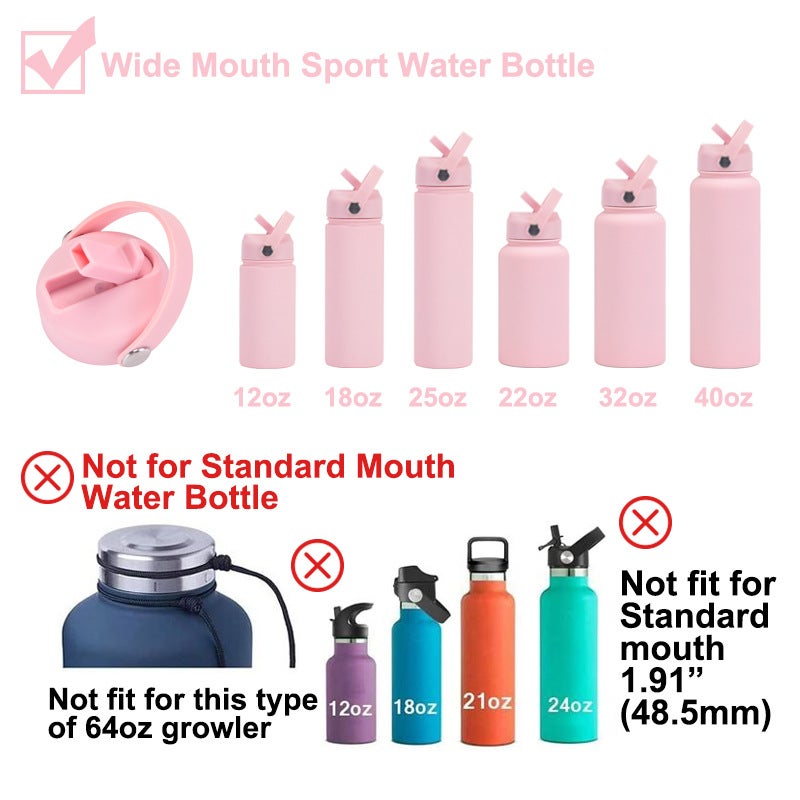 1L Insulated Water Cup Lid with Straw – Portable Handle for Outdoor Sports - Image 3
