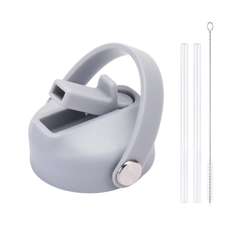 1L Insulated Water Cup Lid with Straw – Portable Handle for Outdoor Sports - Image 1