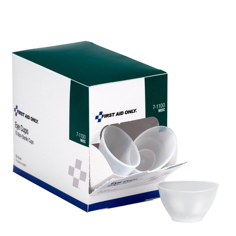 First Aid Only NonSterile Eye Cups Ideal for Standalone First Aid or Refilling First Aid Kits 10 Pack - Image 1