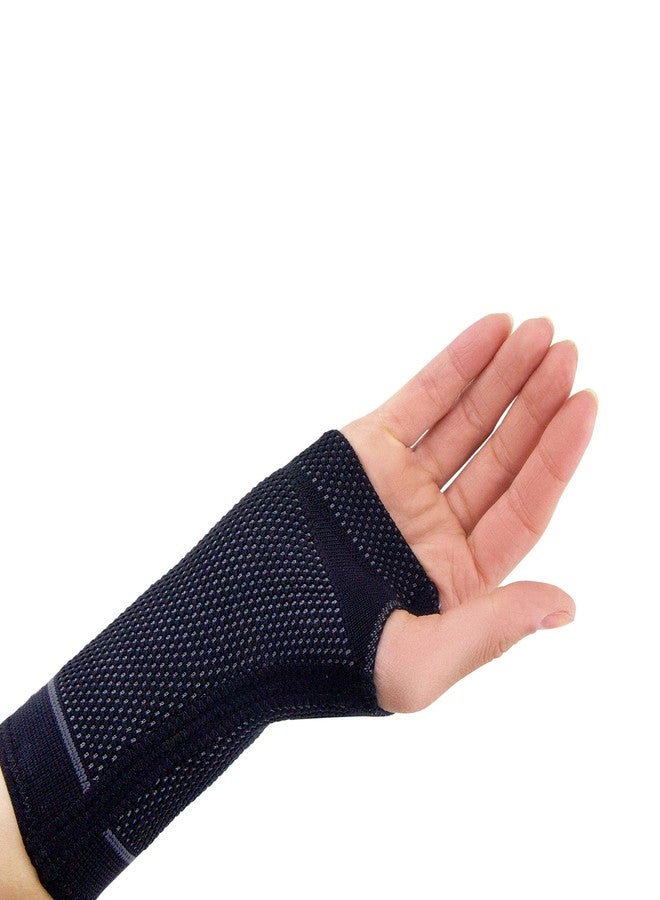 Zensah Compression Wrist Support - Wrist Sleeve for Wrist Pain, Carpal Tunnel - Wrist Support - Wrist Brace (Medium, Black/Grey) - Image 3