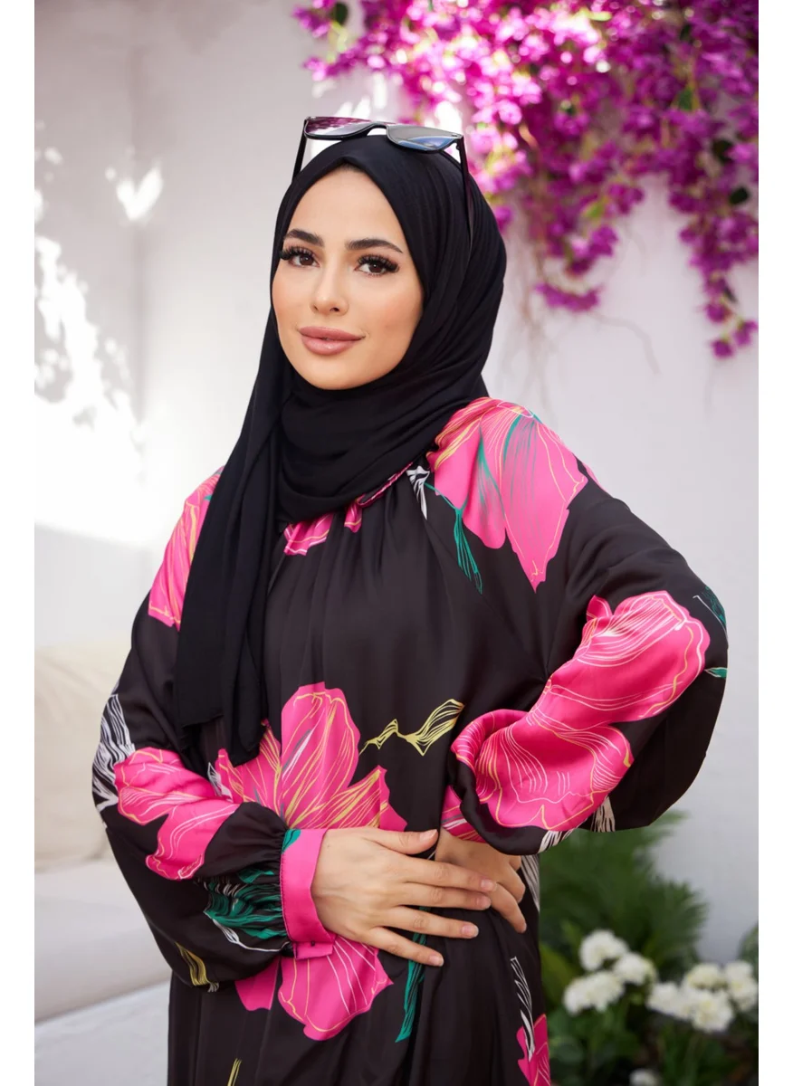 Naciye Sultan Hijab Combed Cotton Shawl Black