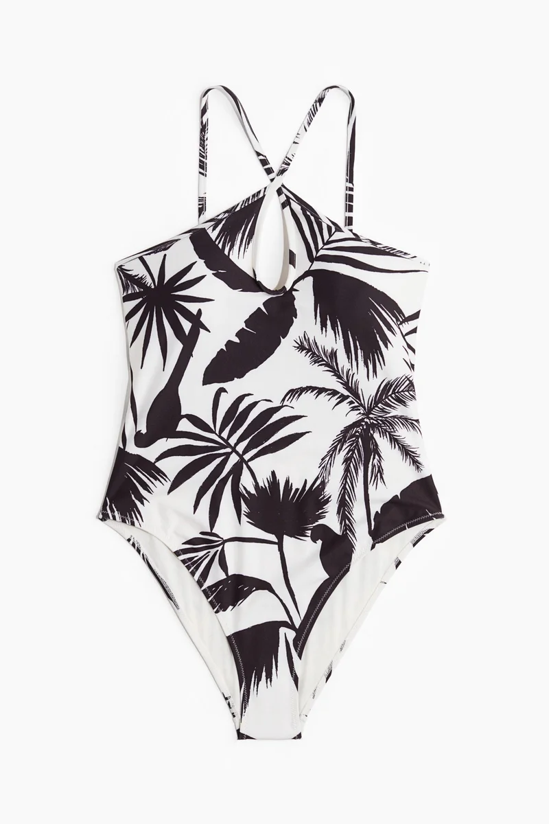 H&M Padded-cup cut-out swimsuit