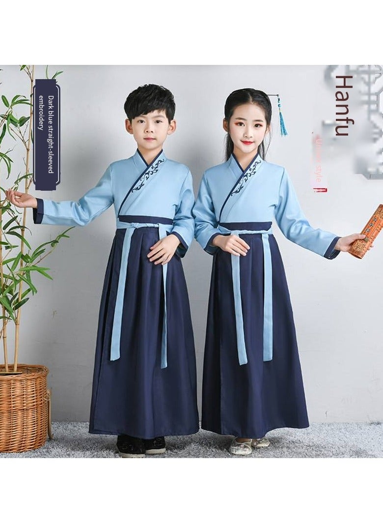 general Traditional Girl's Ancient Hanfu Costume - Elegant Princess Performance Dress for Stage, Cosplay & Cultural Events - Image 1