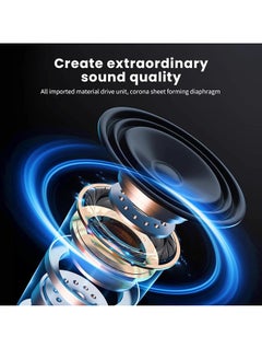ShebSheb Wireless On Ear Bluetooth Headphones,Foldable Bluetooth Wireless Headset Over Ear with Noise Cancelling Microphone  - Image 5