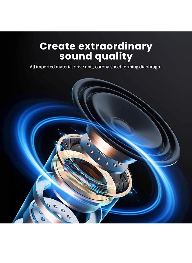 ShebSheb - Wireless On Ear Bluetooth Headphones,Foldable Bluetooth Wireless Headset Over Ear with Noise Cancelling Microphone - Image 1
