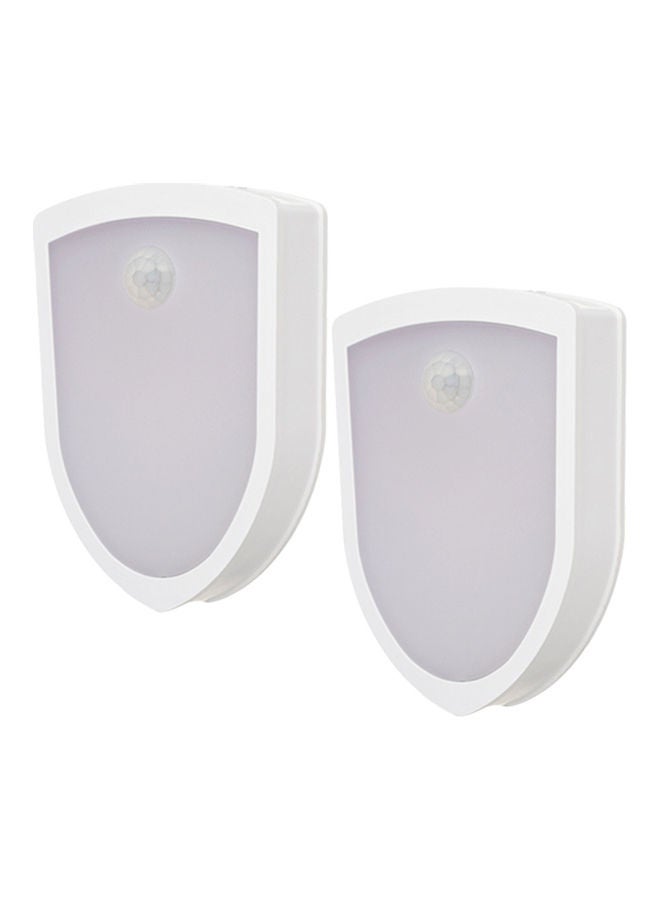 Loquat Two sets of LED human body induction night lights white 8.8*6.2*7.3cm - Image 5