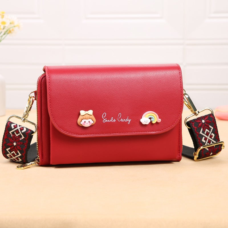 Multifunctional Solid Color PU Leather Wallet, RFID Blocking Design Portable Daily Storage Purse for Cards Cash Coin Business Use - Image 1