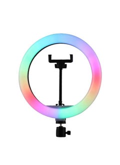 General Desktop Bracket Fill Light Disc Lifting Height Adjustment RGB Colorful Desktop Live Beauty Ring Fill Light-Specifications:Desktop Disc Lifting Bracket 8 Inch RGB Fill Light  - Image 4