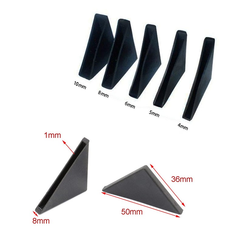 HJYZY 8mm Corner Protectors for Sharp GlassMirrorCeramic Tile Triple Shape Corner Covers 20 pcs - Image 2