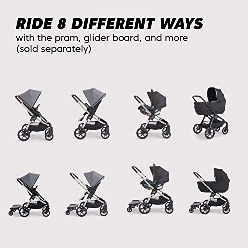 Baby Jogger City Sights Stroller - Convertible Stroller with Compact Fold Dark Slate - Image 4