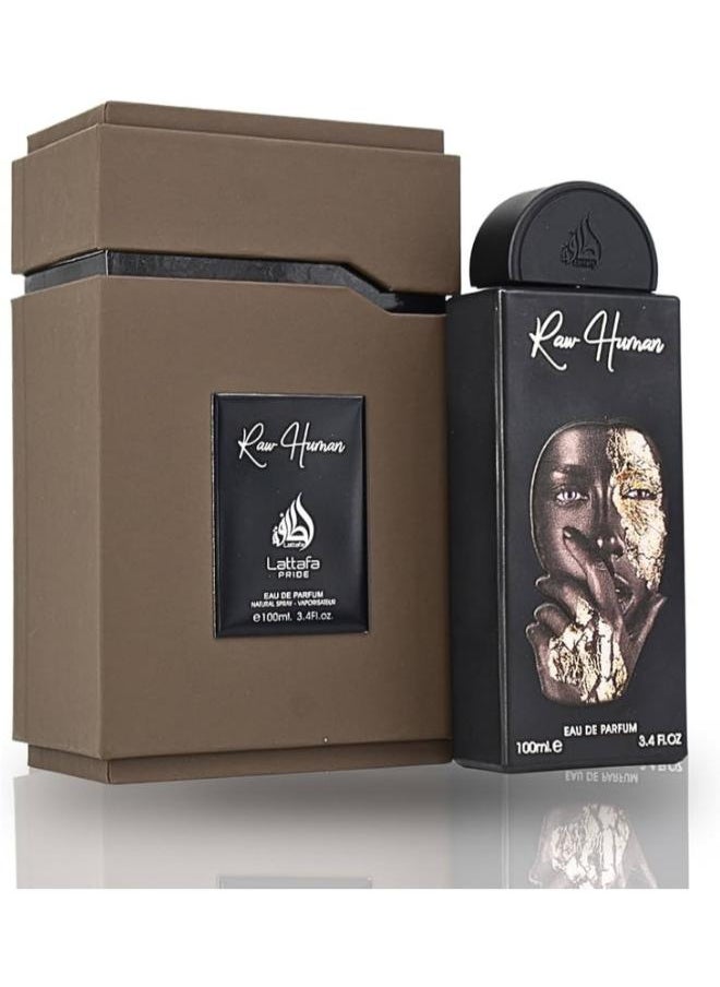 Lattafa RAW HUMAN EAU DE PARFUM FOR UNISEX 100ML 