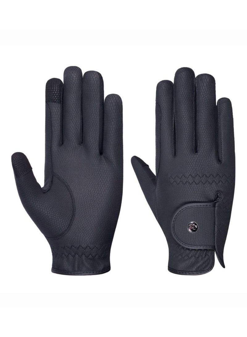 Black FZ Riding Gloves