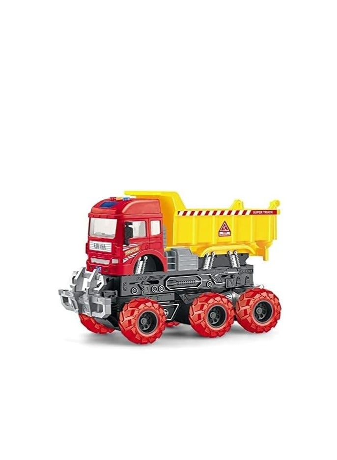 UKR UKR Construction Transformed Truck | Light & Music Sound Effect Dumper Vehicle Toy | Fun Car Truck for Kids Age 3+ - Image 1