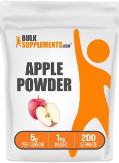 BULKSUPPLEMENTS.COM .com Apple Powder - Apple Fruit Powder, Superfood for Digestive Support - Natural & Gluten Free, 5g per Serving, 1kg (2.2 lbs) (Pack of 1)  - Image 1