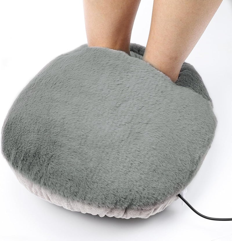 windforgecraft Foot Warmer Under Desk,USB Heated Feet Warmers | Anti-Slip Point Design Rapid Heating Foot Warmer for Home3 Levels of Timing and Temperature Control Borato - Image 5