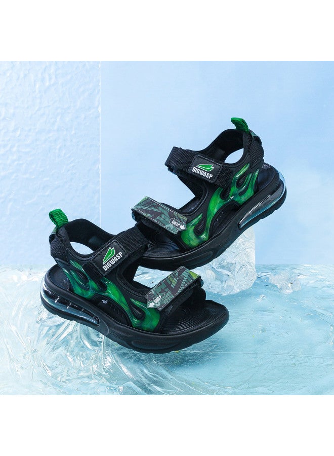 Bumblebee Boys' Sandals Summer Comfortable Kids Shoes Fashionable Versatile Toddler Casual Breathable Big Kids Beach Sandals Trendy - Image 2