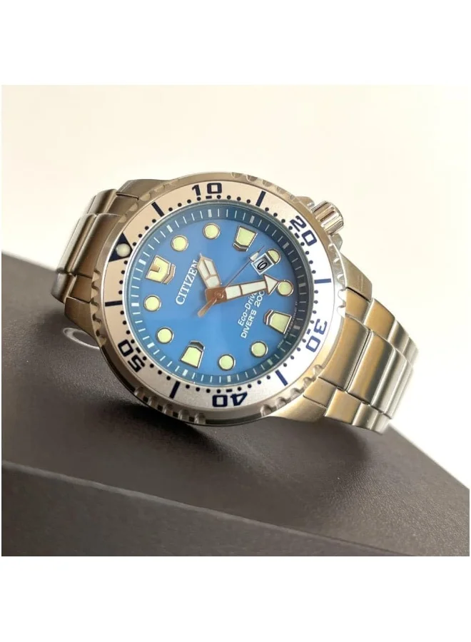 CITIZEN Citizen Pro Master Eco-Driver's 200M Stainless Steel Men's Watch BN0165-55L