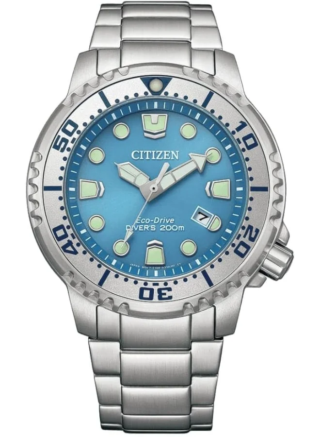 CITIZEN Citizen Pro Master Eco-Driver's 200M Stainless Steel Men's Watch BN0165-55L