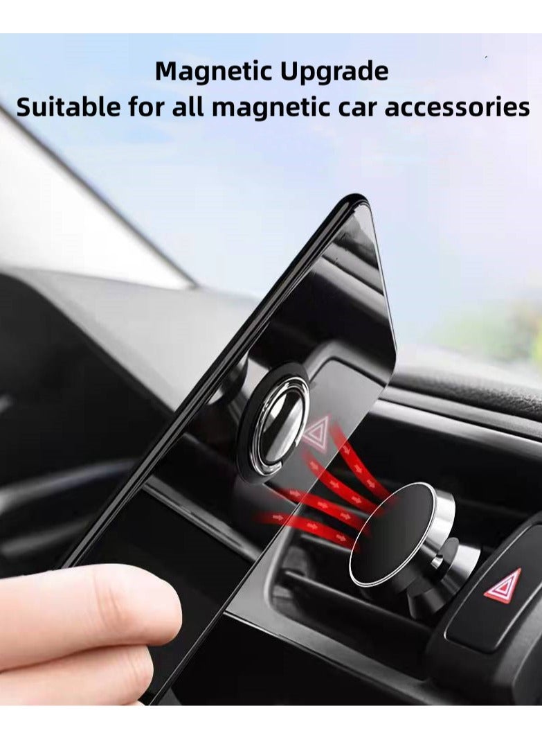 【1+1+1 Sets】for Honor X5b/ Honor X5b Plus Case & Screen Protector & Magnetic Ring Holder Frosted Pudding Material TPU Cover with Tempered Glass Screen Protector,Ring Holder Suitable for Car Magnetic Attraction  - Image 5