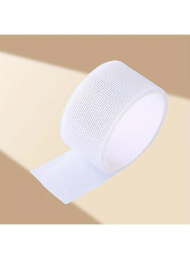 Black Fiberglass Mesh Repair Tape Strong Adhesive Waterproof Easy To Use - Image 5