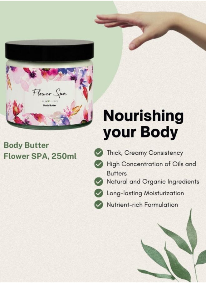 Soap&Friends Soap&Friends Moisturizing Flower SPA Body Butter - Hydrating Skin Care - 250ml  - Image 3