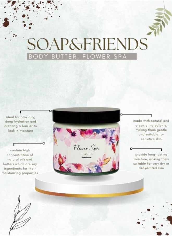Soap&Friends Soap&Friends Moisturizing Flower SPA Body Butter - Hydrating Skin Care - 250ml  - Image 2