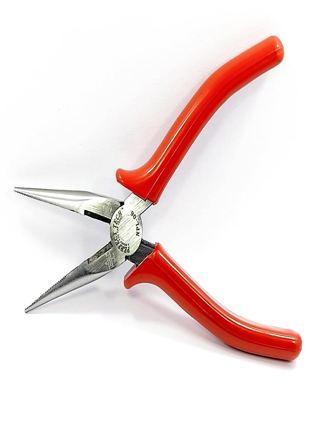 PERFECT TECH Long Nose Plier 6 Inch(NPL-06) | Heavy Duty Combination Long Nose | Industrial Servicing Hand Tools | Tool For Holding, Gripping & Cutting Wires | Pliers For Electrical Repair - Image 1